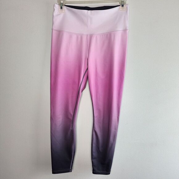 Athleta Elation Ombre Tight Leggings Women's Size S Pink Purple Gym Yoga‎ READ - Picture 2 of 11